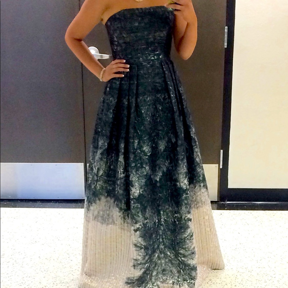 Strapless Ombré Ballgown